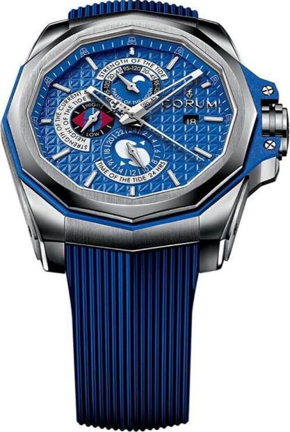Review Copy Corum Admiral AC-One 45 Tides Watch 277.101.04/F373 AB12 - Click Image to Close